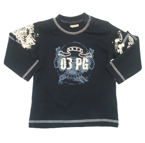 3 Pommes Navy Tee