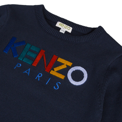 Maan Kenmerkend peper Kenzo Logo Sweater KP18558 - Le Petit Kids