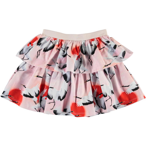 MOLO Bini Skirt - Sunrise Cranes (2W20D124-6144)