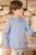Tartine et Chocolat Blue Linene Shirt TW12013-43