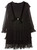 Patachou Black Ruffled Dress 3733544