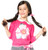 Deux par Deux girls pink poppy sweater.