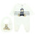 Junior Gaultier Footie & Bib Set 5c99543