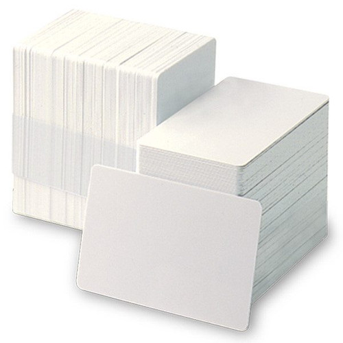 CR80, 30mil, White, PVC, Tray of 500