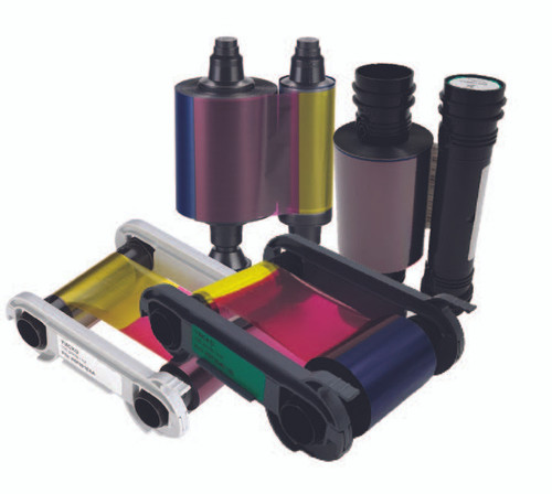 Evolis YMCKOO Color Ribbon - 250 prints / roll