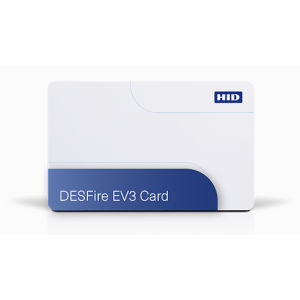 HID COMPOSITE MIFARE DESFIRE EV3 8K, ENCODER READY COMPATIBILITY, F-GLOSS, B-GLOSS, NO #, NO SLOT