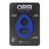 ORB TEARDROP SILICONE COCK RING - BLUE
