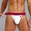 53X JOCKSTRAP WHITE/RED - XL