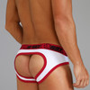 53X BRIEF WHITE/RED - M