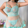 SI BABYDOLL & PANTY GREEN - 1X