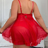SI BABYDOLL & PANTY SET RED - 1X