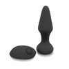 THRUST ANAL PLUG BLACK RECHARGEABLE W/REMOTE