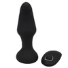 RIMMER ANAL PLUG BLACK RECHARGABLE W/REMOTE