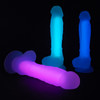 GLOWS IN THE DARK DILDOS - S - PINK