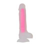 GLOWS IN THE DARK DILDOS - S - PINK