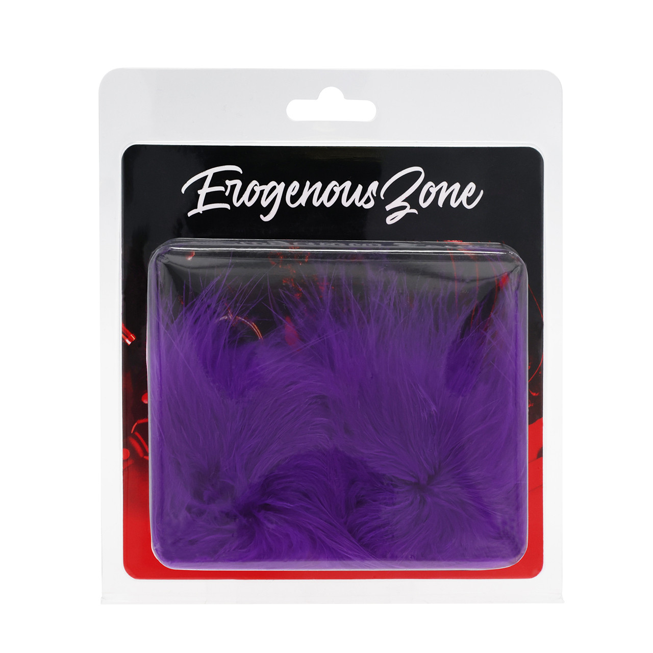 EROGENOUS ZONE PURPLE FEATHER PASTIES