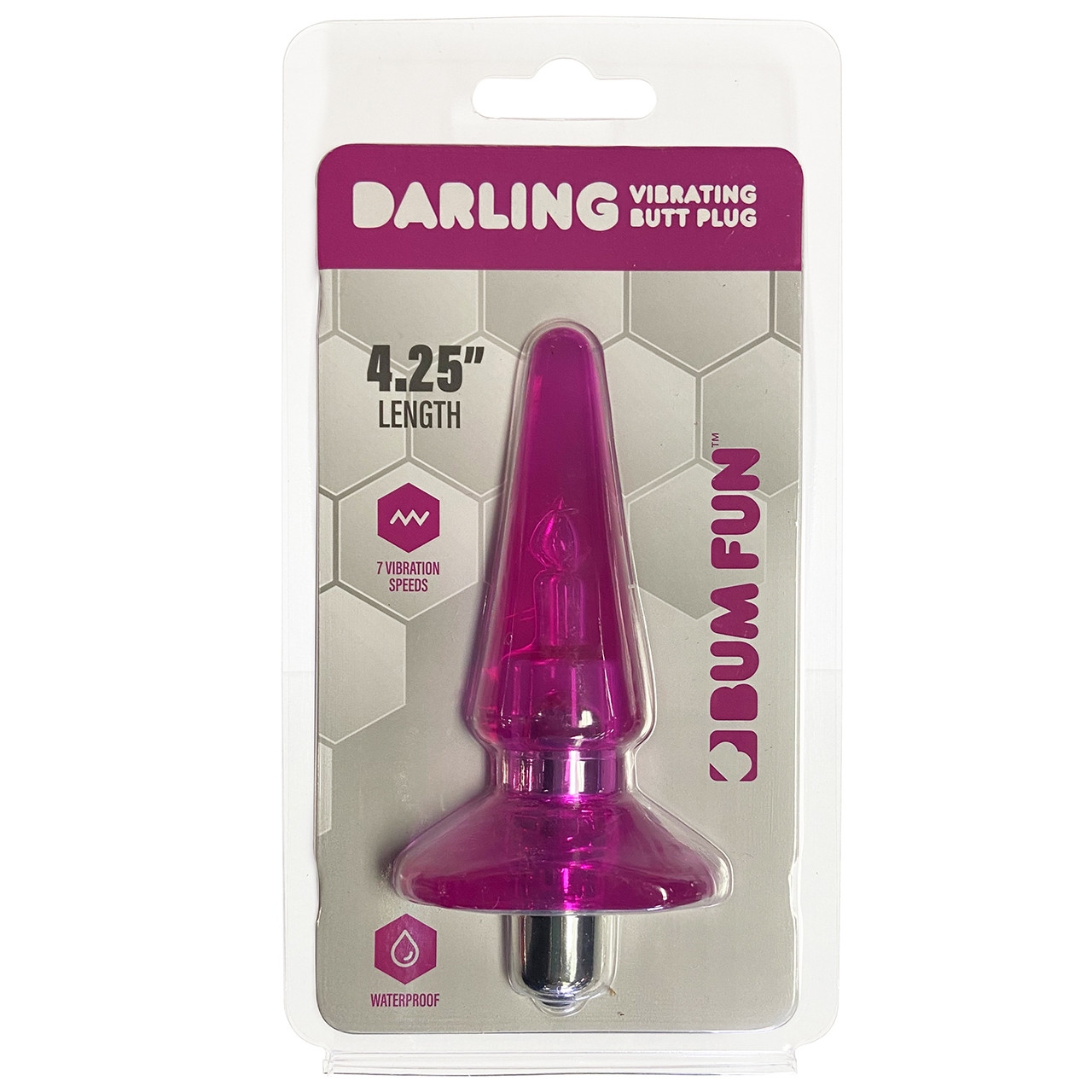 DARLING VIBRATING ANAL PLUG PINK