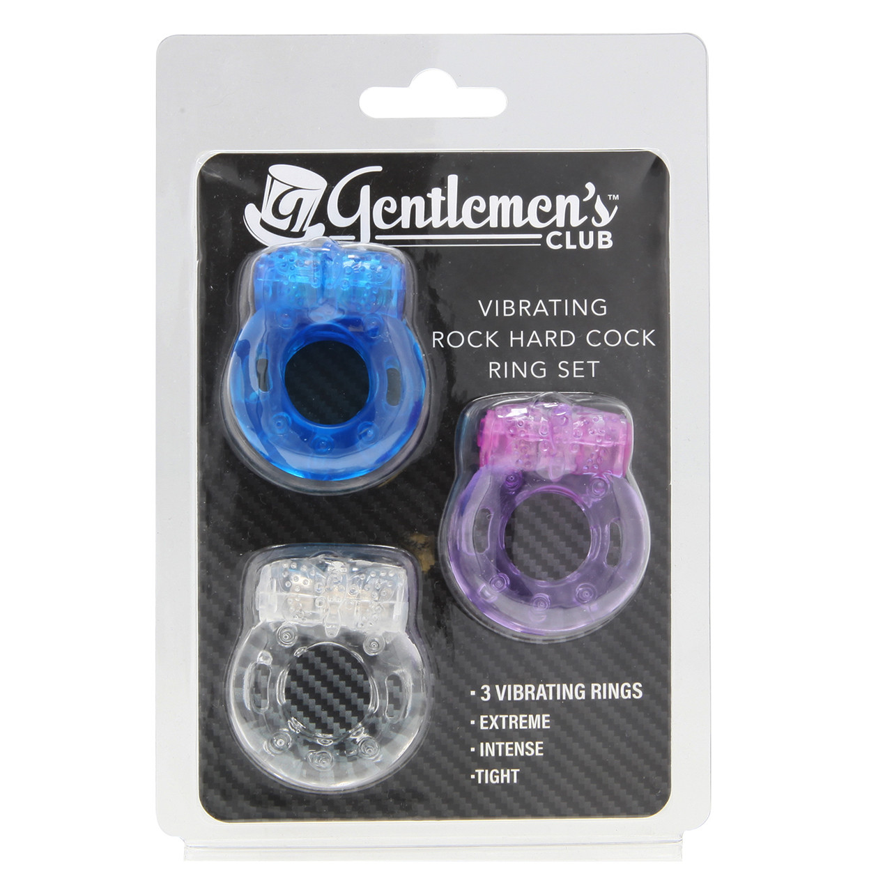 VIBRATING ROCK HARD COCK RING SET