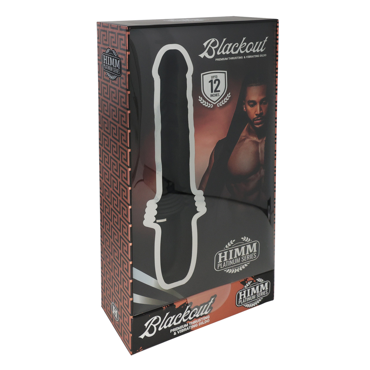 BLACKOUT THRUSTING DILDO