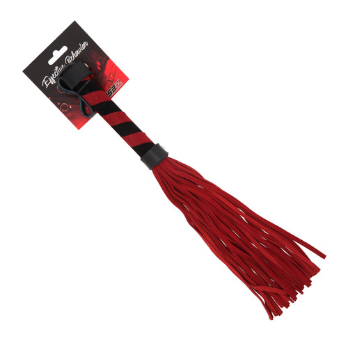 FLOGGER RED/BLACK SUEDE/LEATHER 16IN