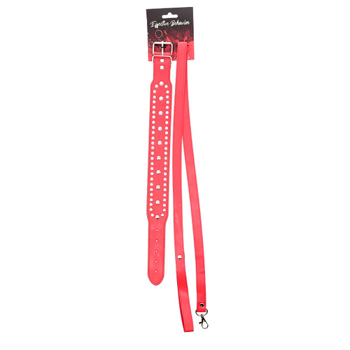 collar solid red