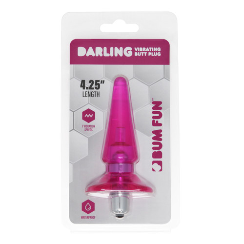 DARLING VIBRATING ANAL PLUG PINK DARLING VIBRATING ANAL PLUG PINK