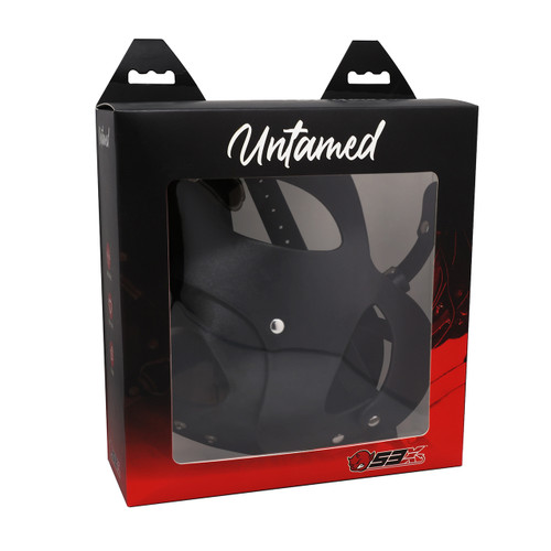 UNTAMED BLACK ADJUSTABLE MOUSE MASK