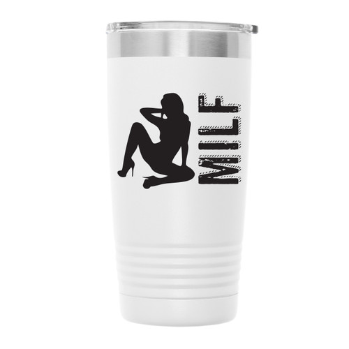 MILF_Silhouette001 20oz TUMBLER - WHITE