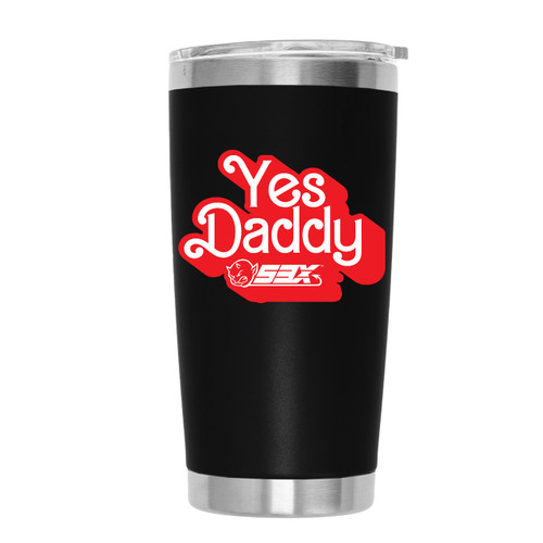 YESDADDY_RETRO-53X 20oz TUMBLER - BLACK
