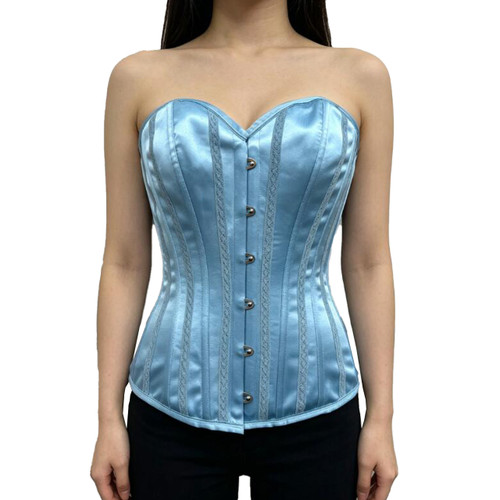 COTTON OB CORSET - BLUE - 2XL