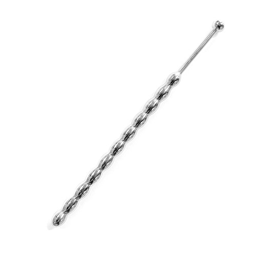URETHRAL STAINLESS BEADED 6IN WITH BALL END
