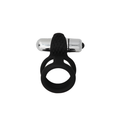 Go-Go Vibrating Double Cock Ring