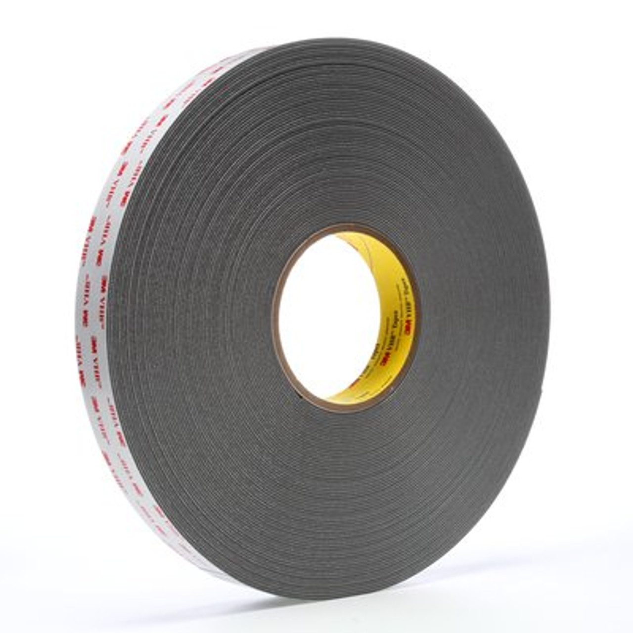 3M 4941 VHB Double-Sided Acrylic Foam Tape, 45 mil, 0.5 x 5 Yards (Dark Grey)