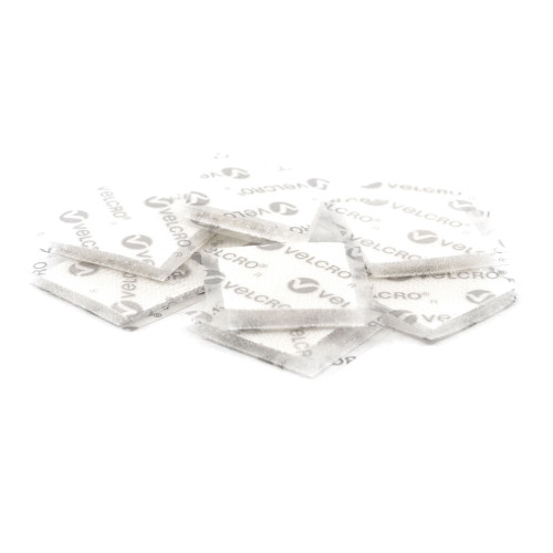 VELCRO® Brand Hook & Loop Mated Cut Pieces White / Velcro Fasteners
