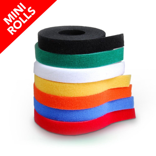 VELCROÂ® Brand ONE-WRAPÂ® Tape Mini Rolls / Velcro Straps - Bundling Straps - Velcro Tie - Velcro Strap