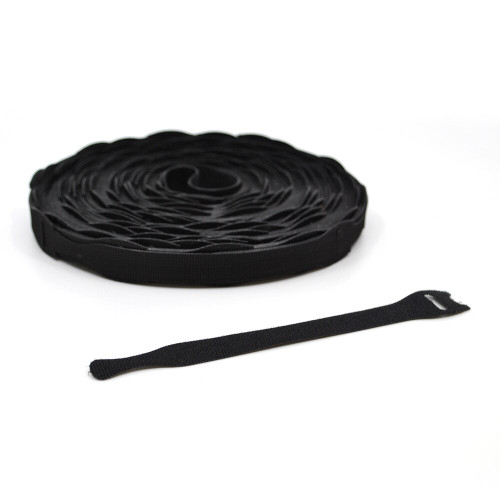 25mm Iron-on and Weldable VELCRO® Brand Alfatex® Hook 25m Roll in Black