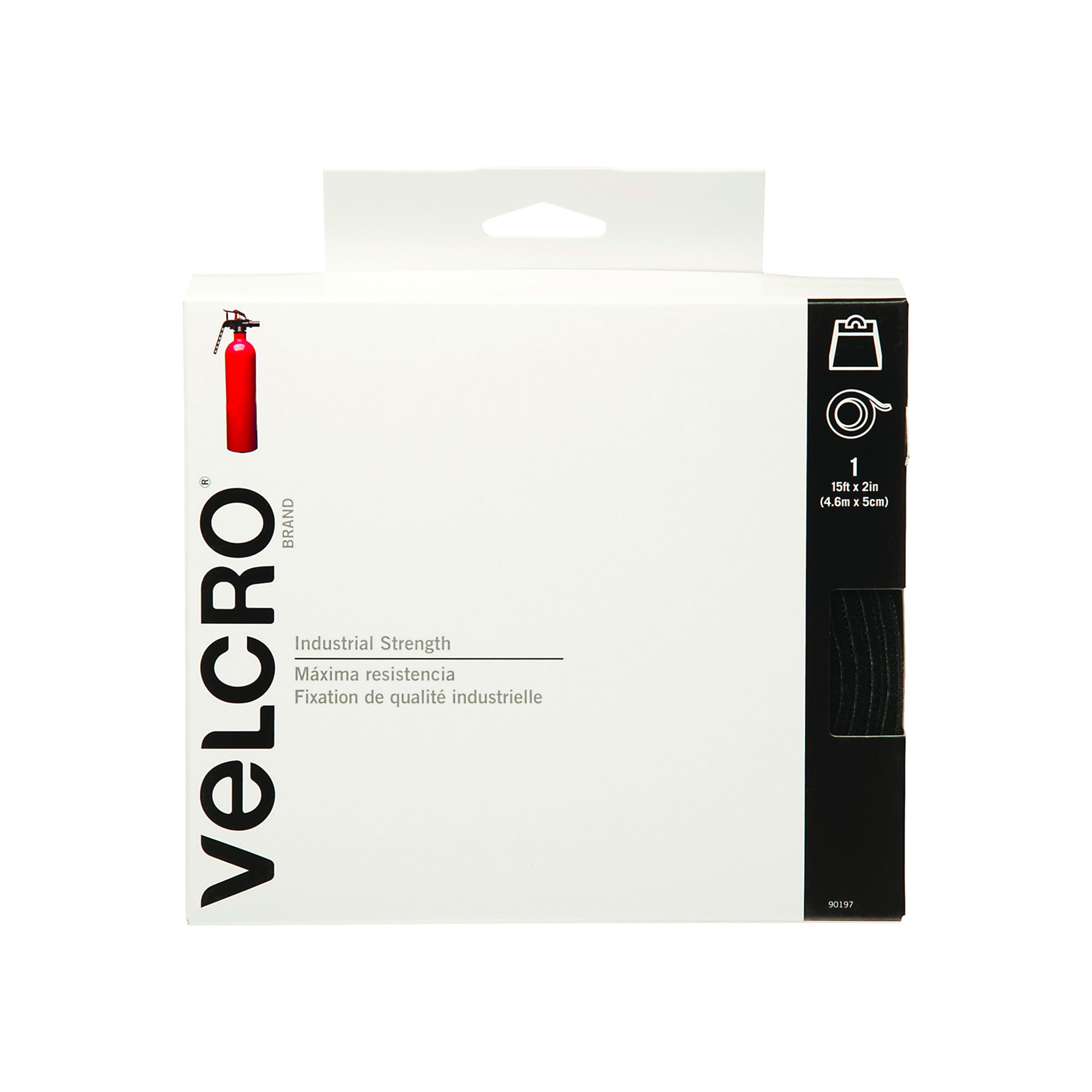 VELCRO Brand 2 In. x 4 In. White Industrial Strength Hook & Loop Strip (2  Ct.) - Valu Home Centers