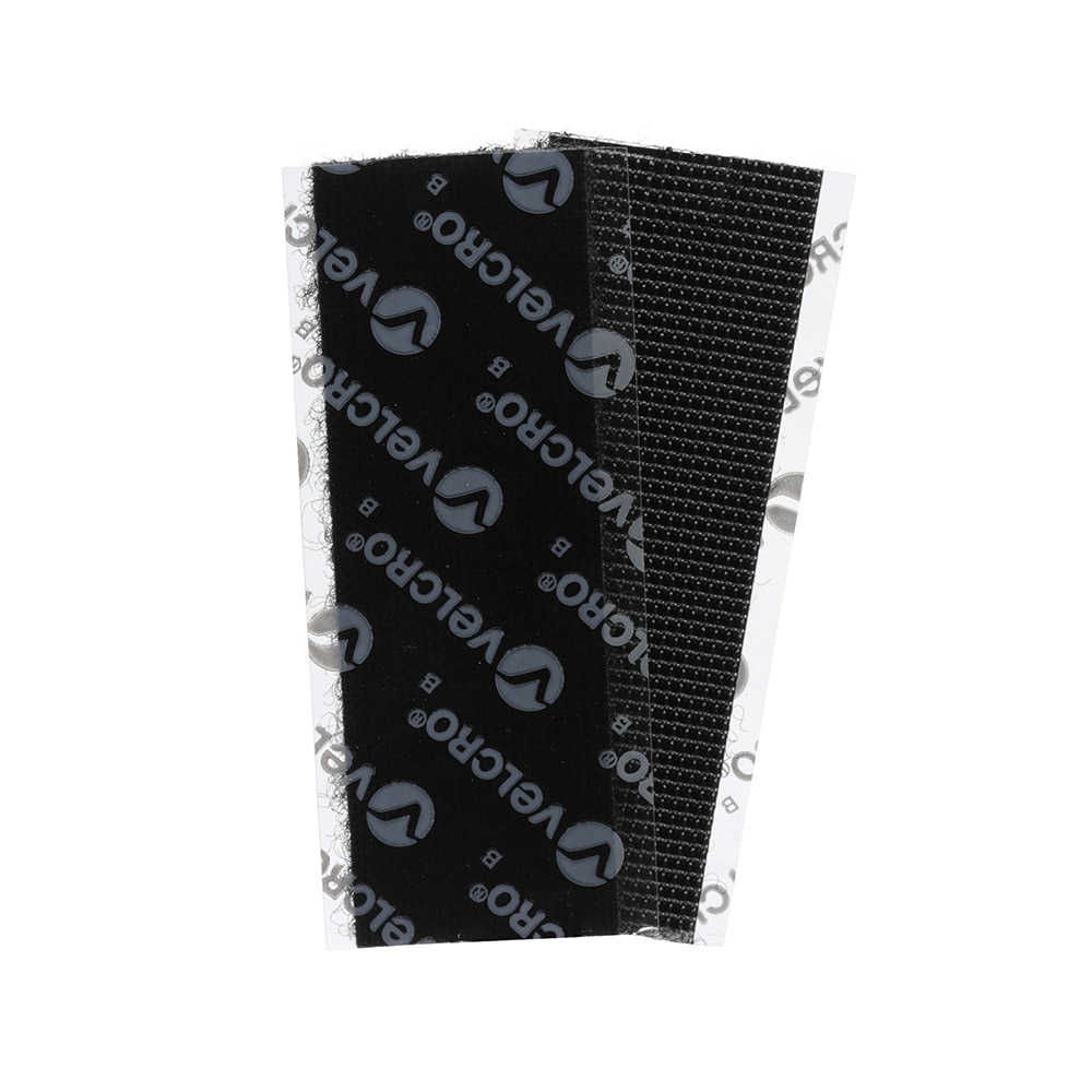 Velcro Brand Heavy Duty Fasteners | 4x2 inch Strips with Adhesive 8 Sets | Holds 10 lbs | Black Industrial Strength Stick on Tape | Indoor or