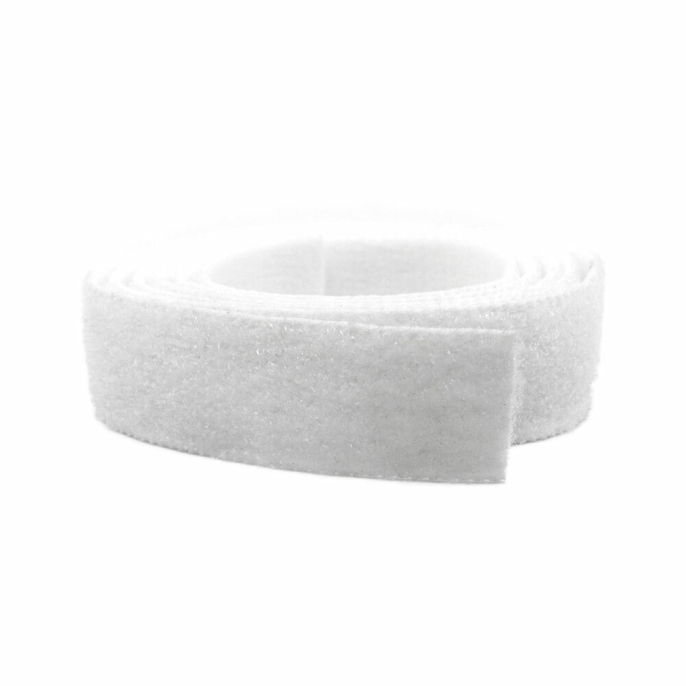 Velcro Brand Eco Collection Strips 2 1/2in x 3/4in. White. 8 ct
