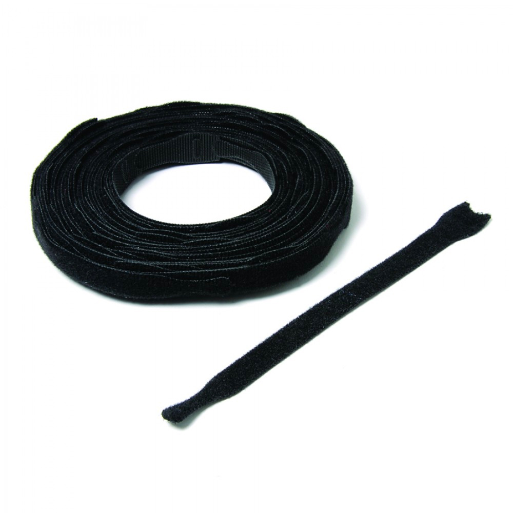 Velcro One-Wrap Tie Bulk Roll - Tie - Black - 1 Pack