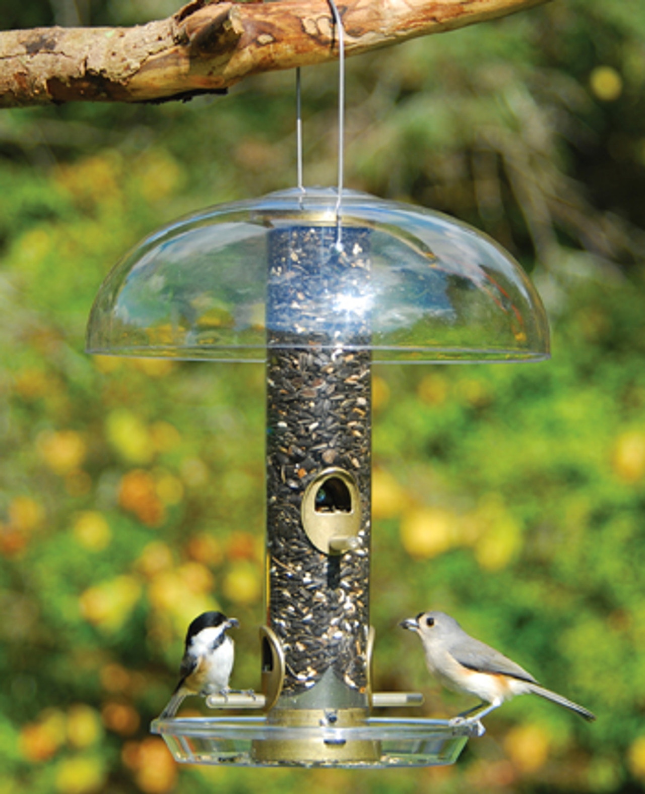 Bird Feeder Accessory Tube Top Protector Made From RI