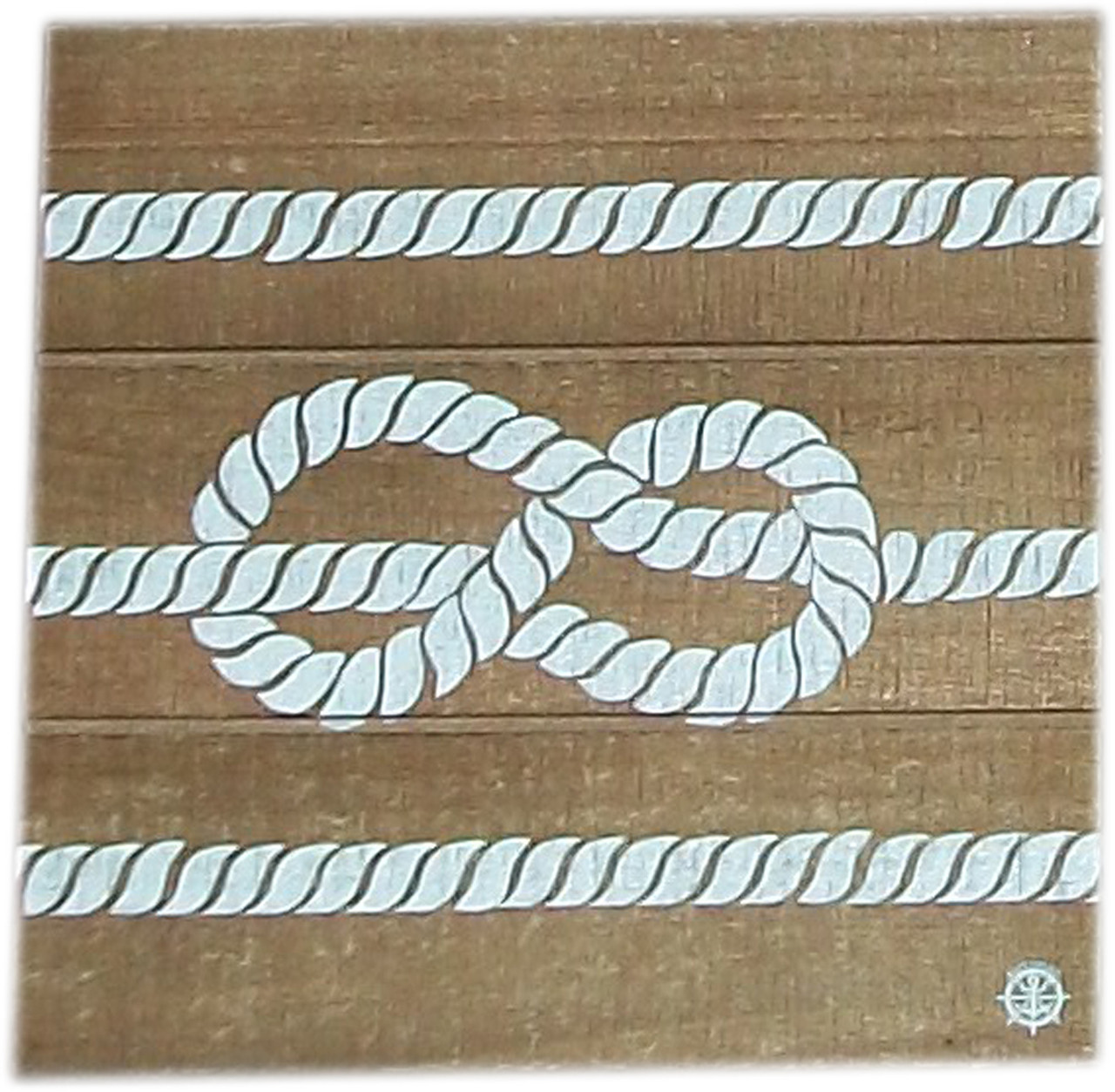 Wood Plank Wall Hanger- Knot in Line