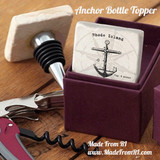 Made From RI: Anchor Symbol of Hope Bottle Topper