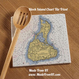 Block Island Tile Trivet - Triggering Pleasant Memories