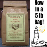 Rhode Island Made Buttermilk & Honey Pancake Mix in a 5 lb. Bag