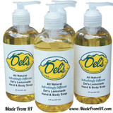 Del's Lemonade Liquid Soap - Handmade, All Natural at Made From RI