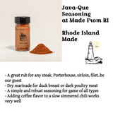 Java-Que Seasoning - A Robust Coffee Rub at Made From RI