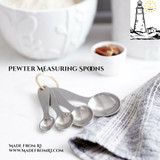 Pewter Measuring Spoons at Made From RI