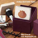 Rhode Island Made - Scallop Shell Bottle Topper