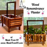 The Wood Remembrance Planter at Made From RI